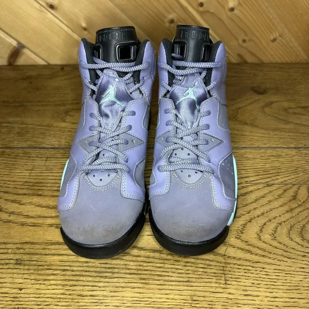 Size 6Y Air Jordan‎ 6 Retro GG High Iron Purple 543390-508